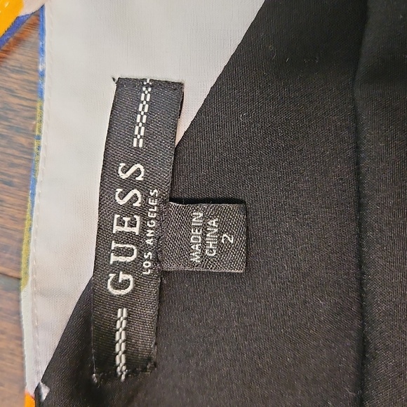 Guess Georgiana Wild Flora Print Chiffon Mini Dress - Picture 13 of 15